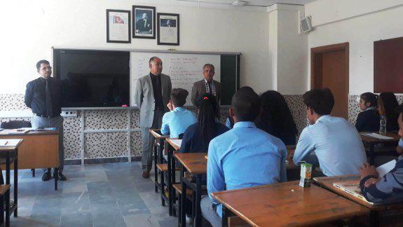 İlçe Milli Eğitim Müdürümüz Gürkan EMEKSİZ´den Öğrencilerine Motivasyon Ziyareti