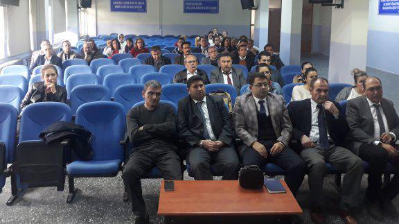 İlçe Milli Eğitim Müdürümüz  Gürkan EMEKSİZ okul müdürleri ve öğretmelerimizle motivasyon  toplantısı yaptı.