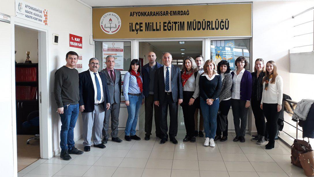 Erasmus+ Programı Okullar Ülke Ortakları Müdürlüğümüzü Ziyaret ettiler