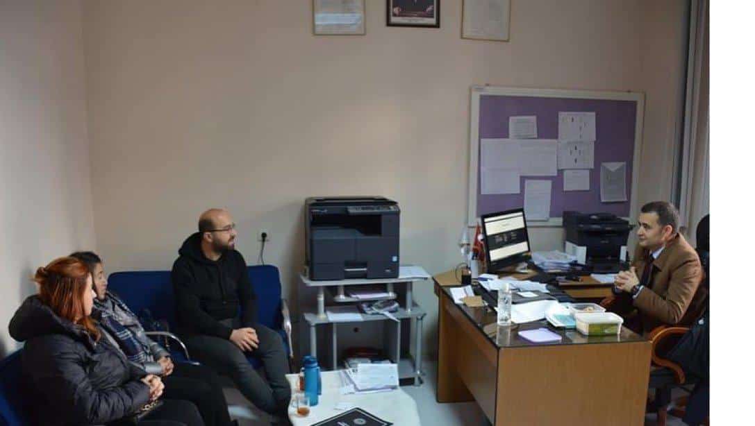 Kaymakamımız Sayın Osman BİLiCİ'den Mithat Paşa Ortaokuluna Ziyaret