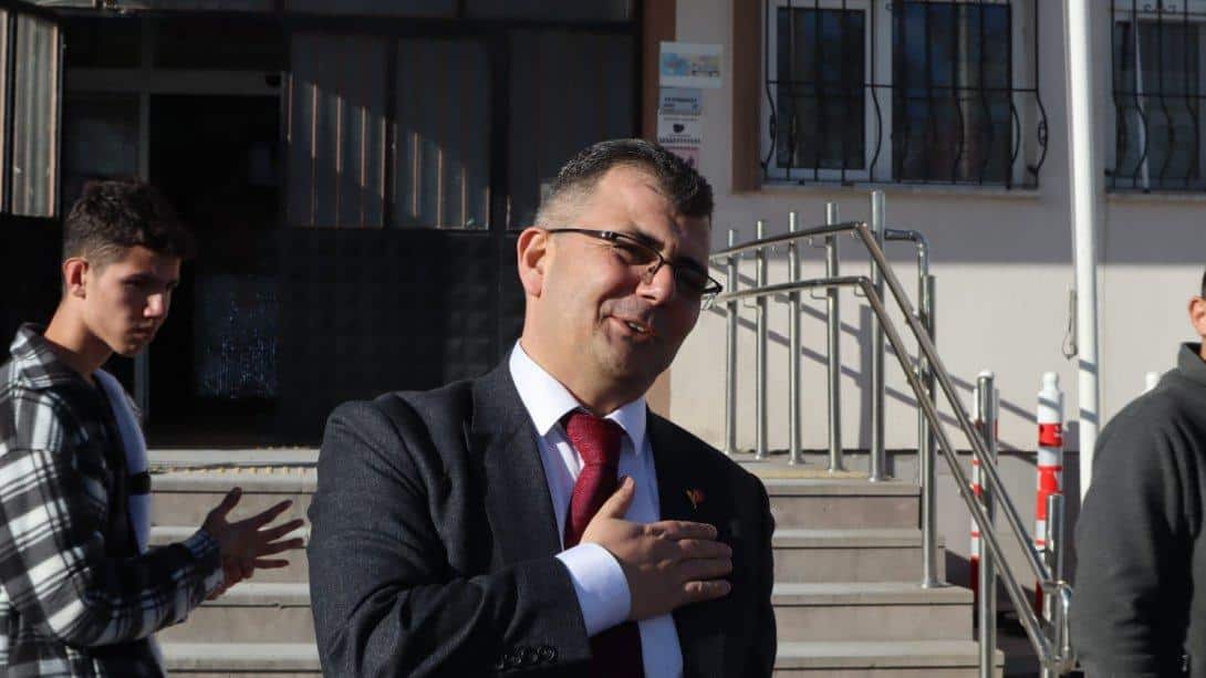 Belediye Başkanımız Serkan Koyuncu'dan Metin Zülbiye Sarı Anadolu Lisesine Ziyaret  