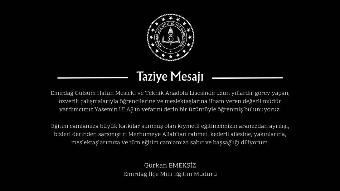 BAŞIMIZ SAĞ OLSUN!
